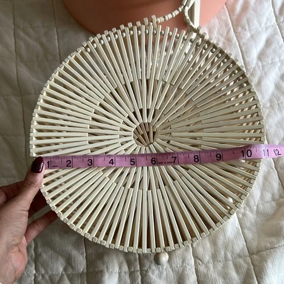 Cult Gaia Round Bamboo Bag - Picture 6 of 12